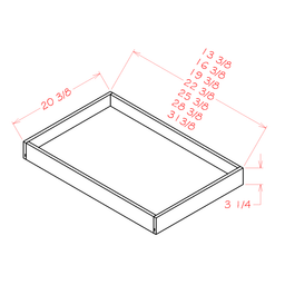 Roll Out Shelf, 18"