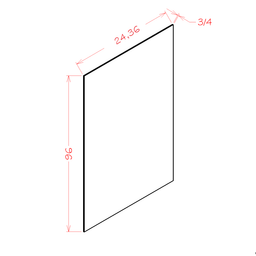 Shelf Board, 36" x 96"