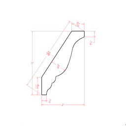 Shaker Decorative Crown Molding