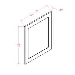 Vanity Decorative End Panel