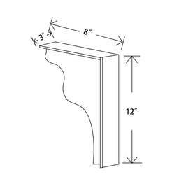 In-Stock Corbel, 8" x 12"