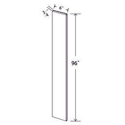 In-Stock Shaker White Wall Filler, 6"