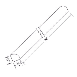In-Stock Traditional Light Rail Molding