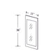 In-Stock Shaker White Wall Cabinet, 24" X 36"