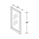 In-Stock Shaker White Wall Cabinet, 12" X 30"