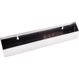 14-13/16" Slim Depth Stainless Steel Tip-Out Tray for Sink Front