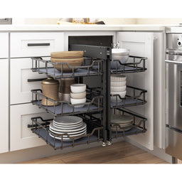 Extra Black Nickel Baskets for 18" STORAGE WITH STYLE® Blind Corner Organizer