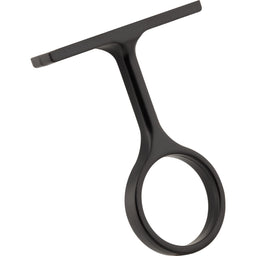 Matte Black Center Support Bracket for 1" and 1-1/16" Round Closet Rods