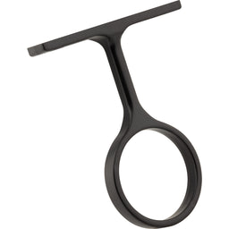 Matte Black Center Support Bracket for 1-5/16" Round Closet Rods