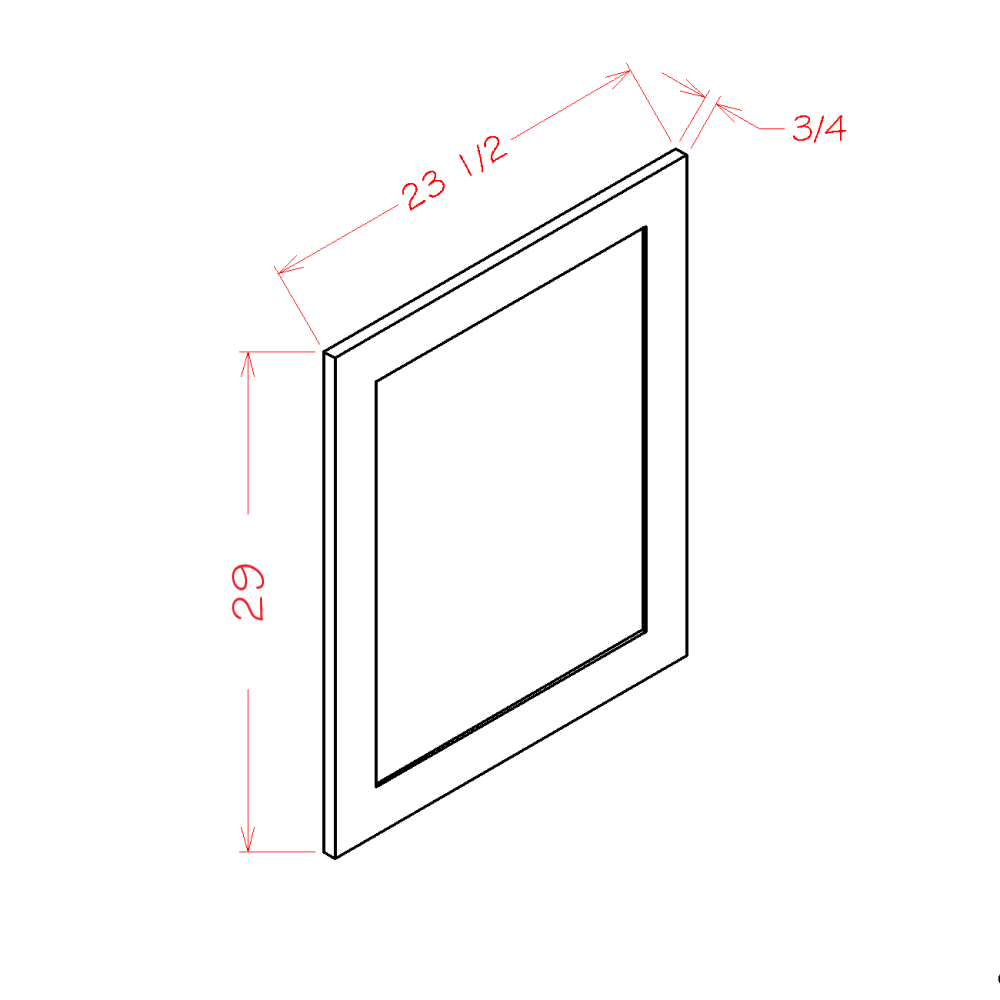 Base Decorative End Panel