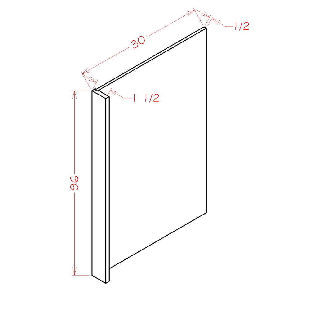 Refrigerator End Panel Kit