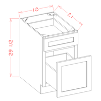 Shaker Drawer File Base, 18"