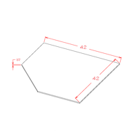Diagonal Corner Sink Floor