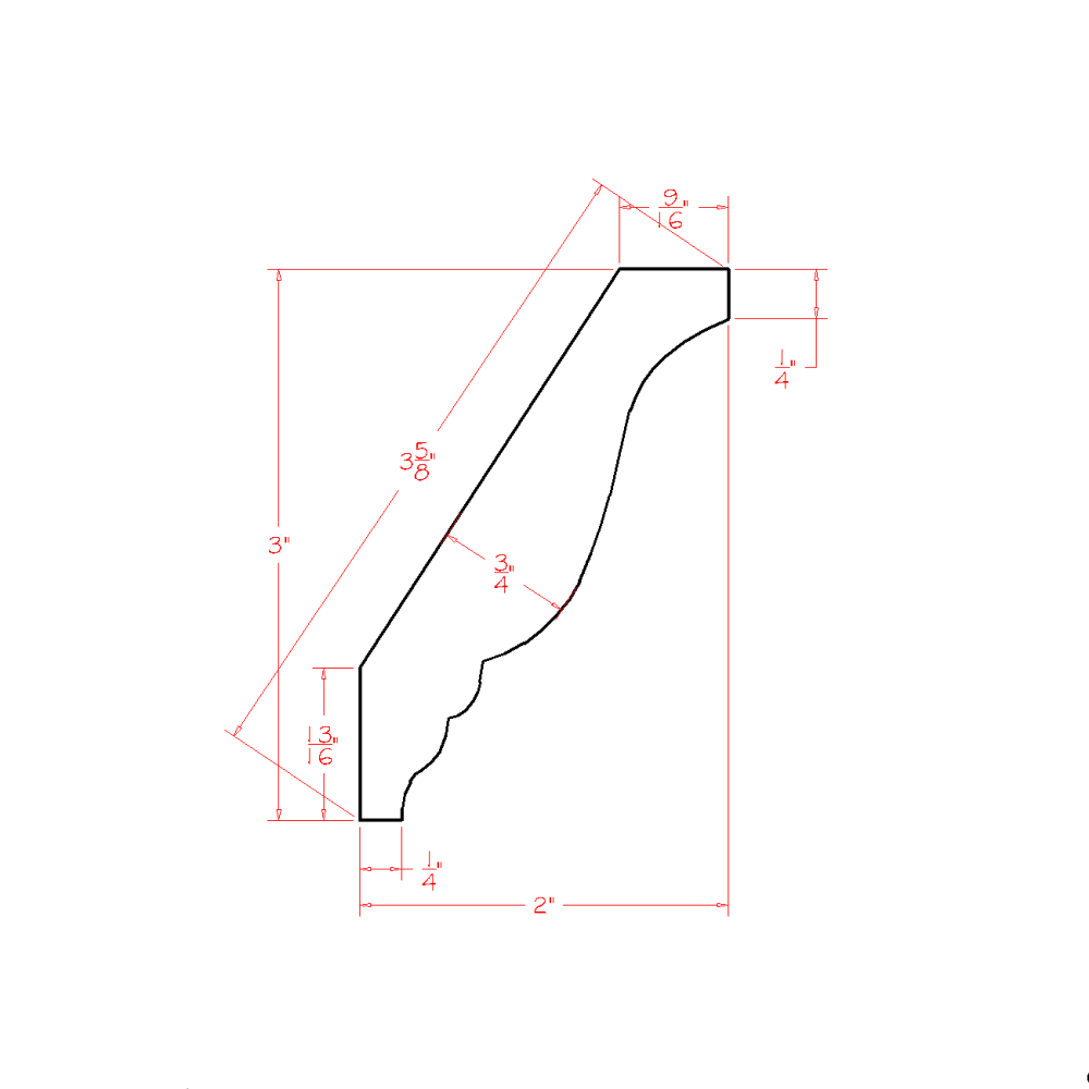 Shaker Decorative Crown Molding