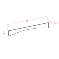 Shaker Valance, 48"