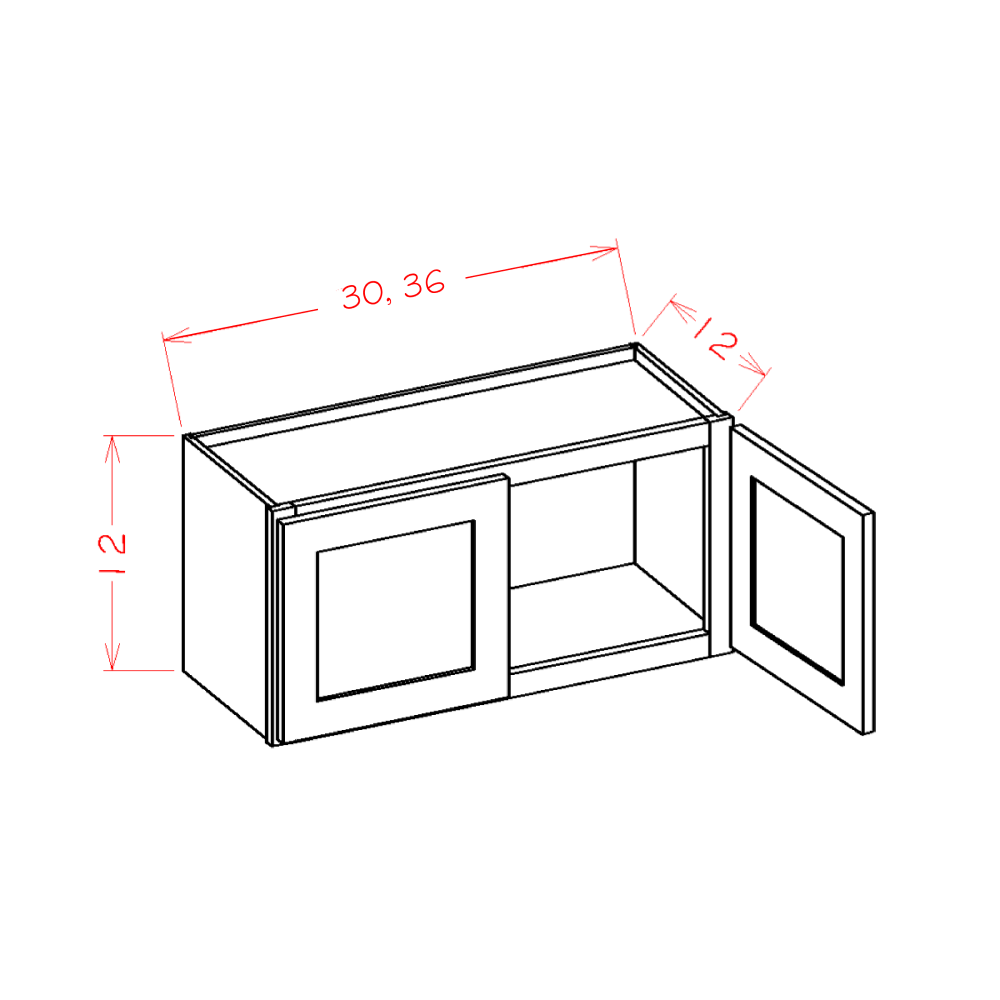 Edgeline Wall Bridge Cabinet, 36" x 12"