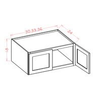 Shaker Wall Refrigerator Cabinet, 33" x 18" x 24"