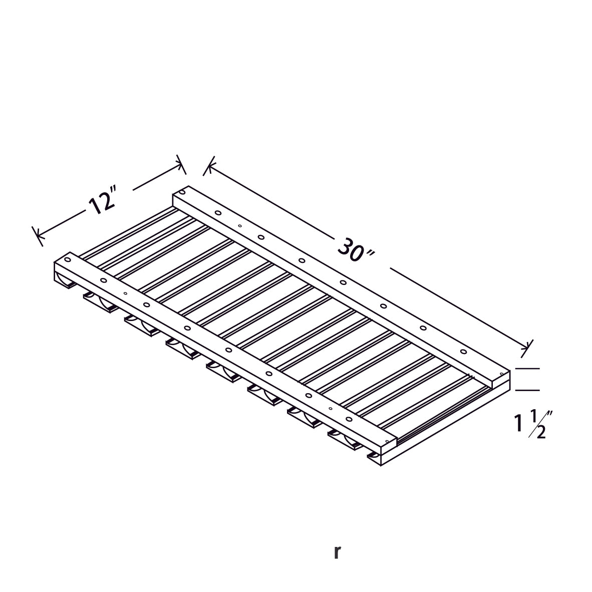 In-Stock Glass Holder