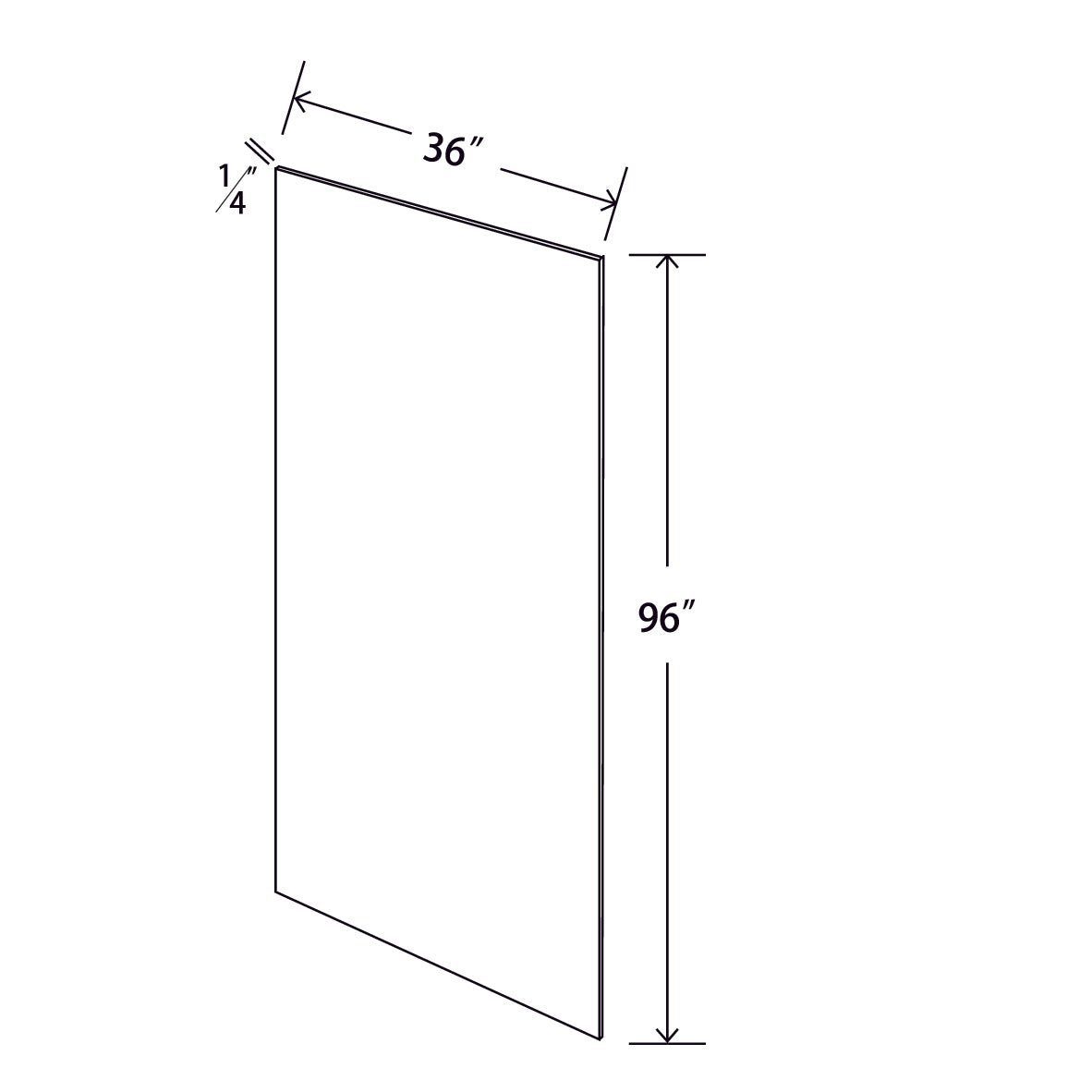 In-Stock Shaker White Panel
