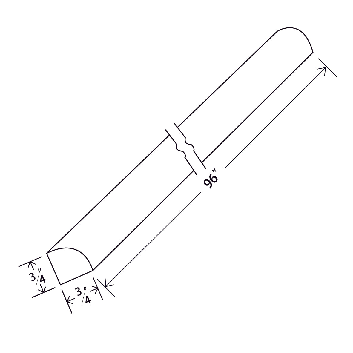 In-Stock Traditional Light Rail Molding