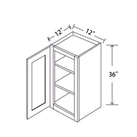In-Stock Shaker White Wall Cabinet, 12" X 36"
