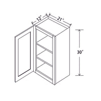 In-Stock Shaker White Wall Cabinet, 21" x 30"