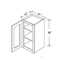 In-Stock Shaker White Wall Cabinet, 21" x 36"