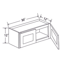 In-Stock Shaker White Wall Cabinet, 30" x 12"