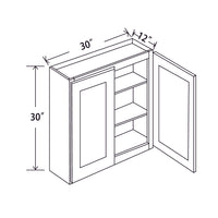 In-Stock Shaker White Wall Cabinet, 30" x 30"