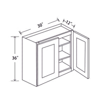 In-Stock Shaker White Wall Cabinet, 30" x 36"