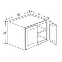 In-Stock Shaker White Wall Cabinet, 36" x 24" x 27"