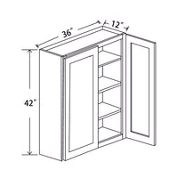 In-Stock Shaker White Wall Cabinet, 36" X 42"