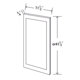 In-Stock Shaker White Wall Decorative Door, 42"
