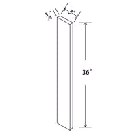 In-Stock Shaker White Filler, 3" x 36"