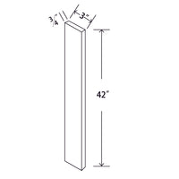 In-Stock Shaker White Filler, 3" x 42"