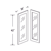 In-Stock Shaker White Wall Cabinet, 30" x 42"