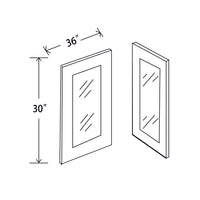 In-Stock Shaker White Wall Cabinet, 36" X 30"