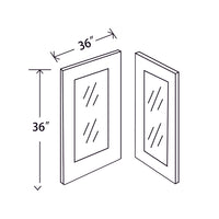 In-Stock Shaker White Wall Cabinet, 36" X 36"