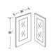 In-Stock Shaker White Wall Cabinet, 36" X 36"