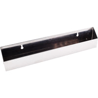 14-13/16" Slim Depth Stainless Steel Tip-Out Tray for Sink Front