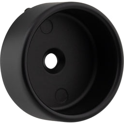 Matte Black Closed Knock-In Mounting Bracket for 1-5/16" Round Closet Rods