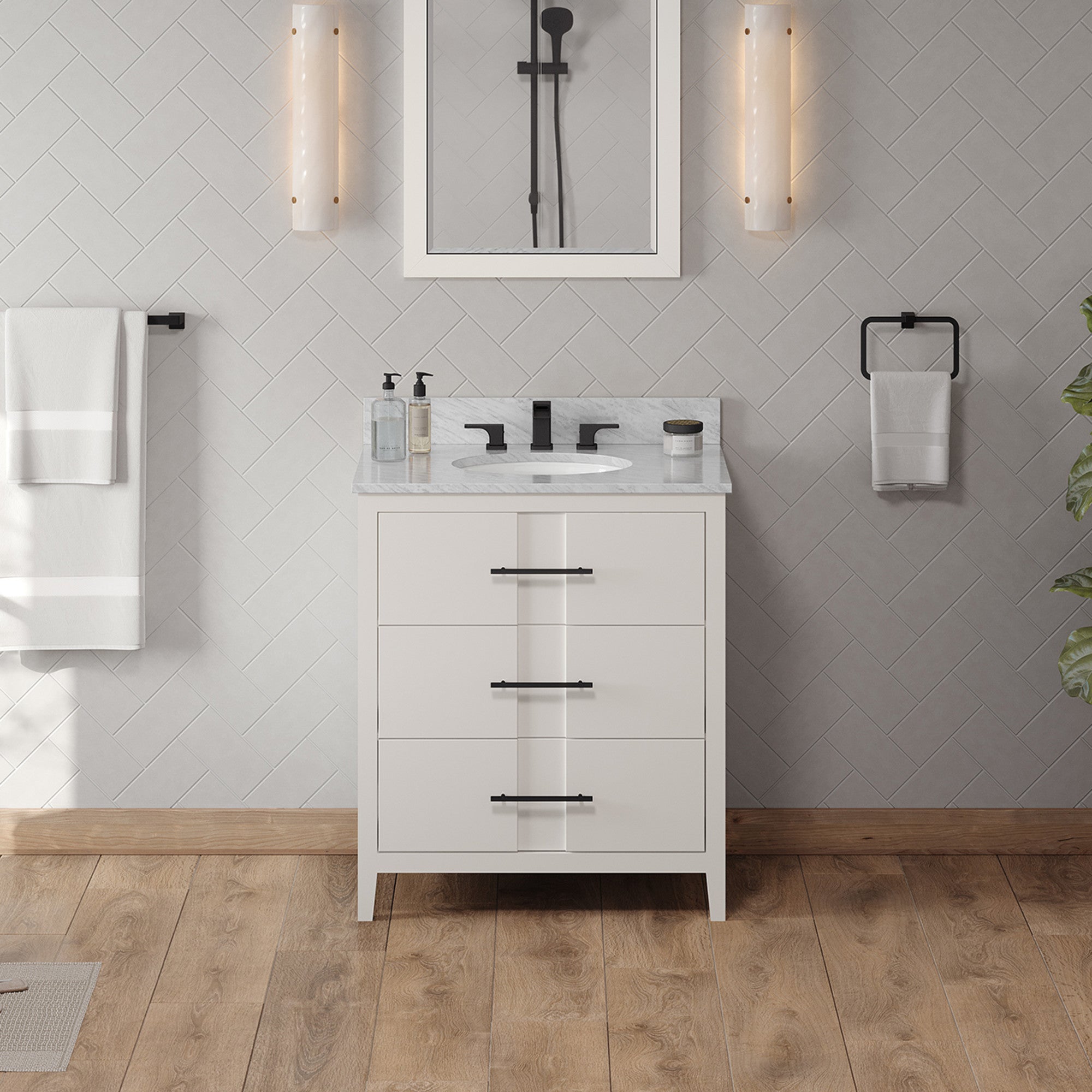 30" White Katara Vanity
