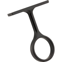 Matte Black Center Support Bracket for 1" and 1-1/16" Round Closet Rods