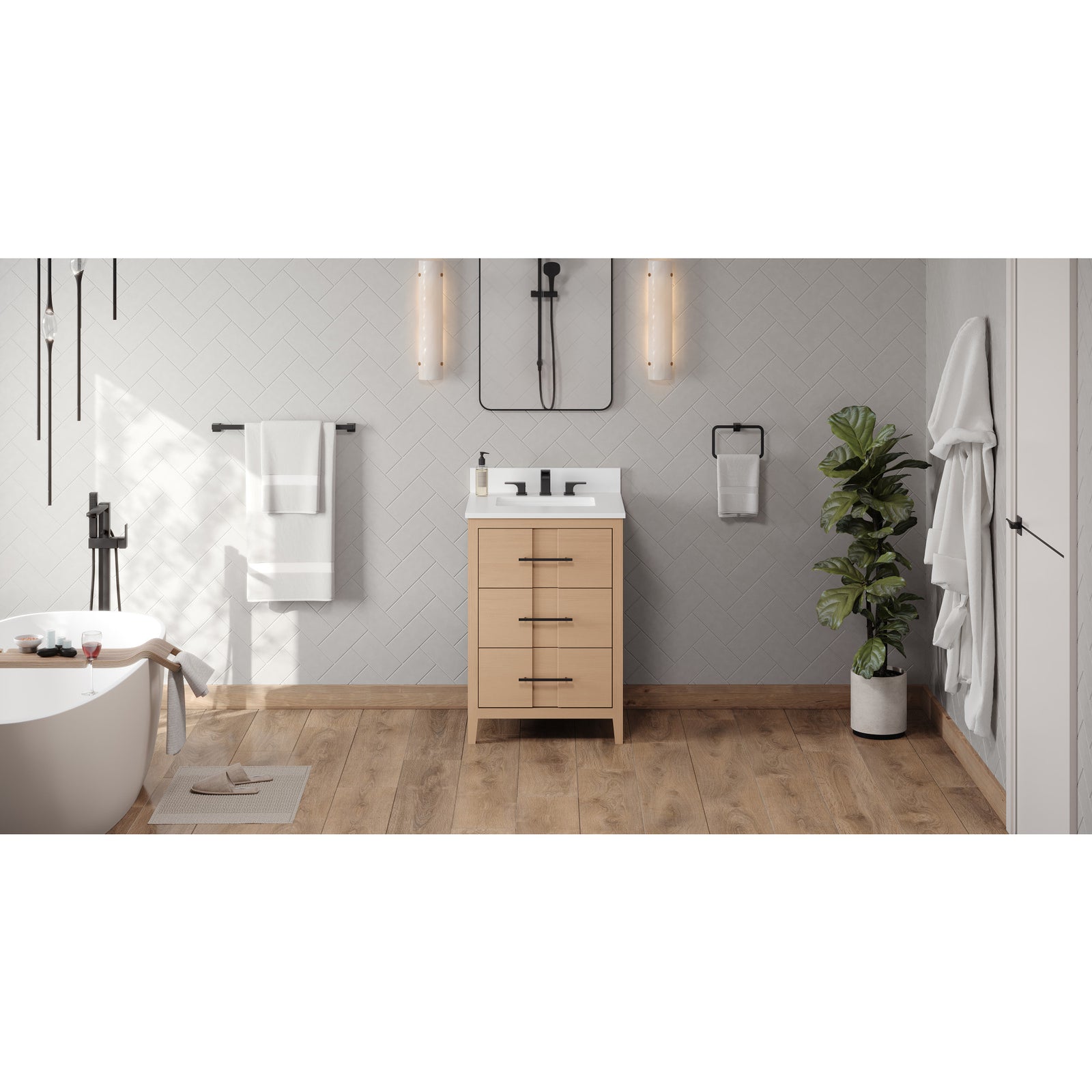 Katara 24" Single Bathroom Vanity Set