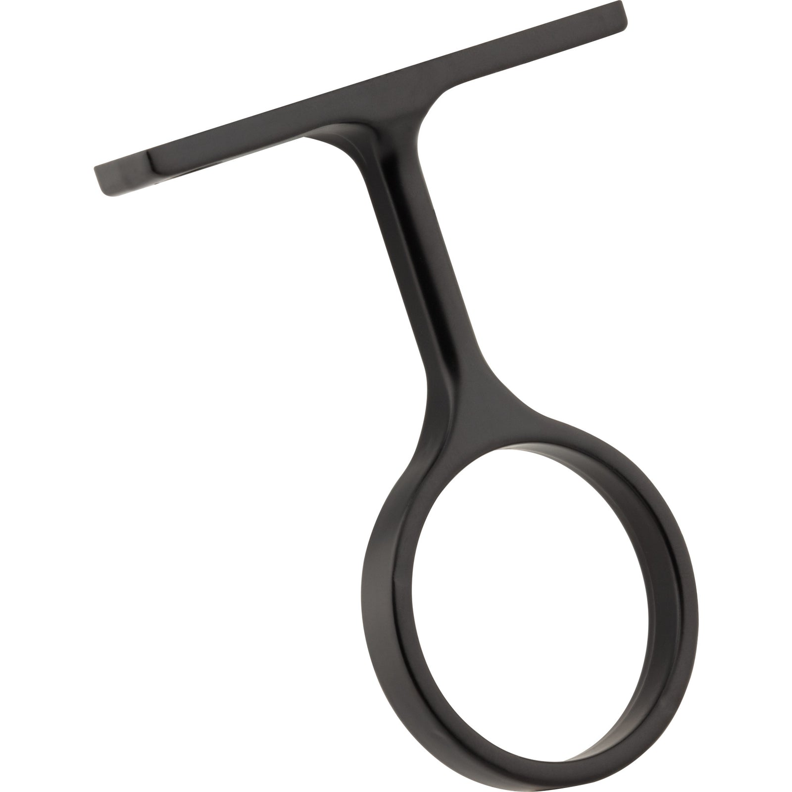 Matte Black Center Support Bracket for 1-5/16" Round Closet Rods