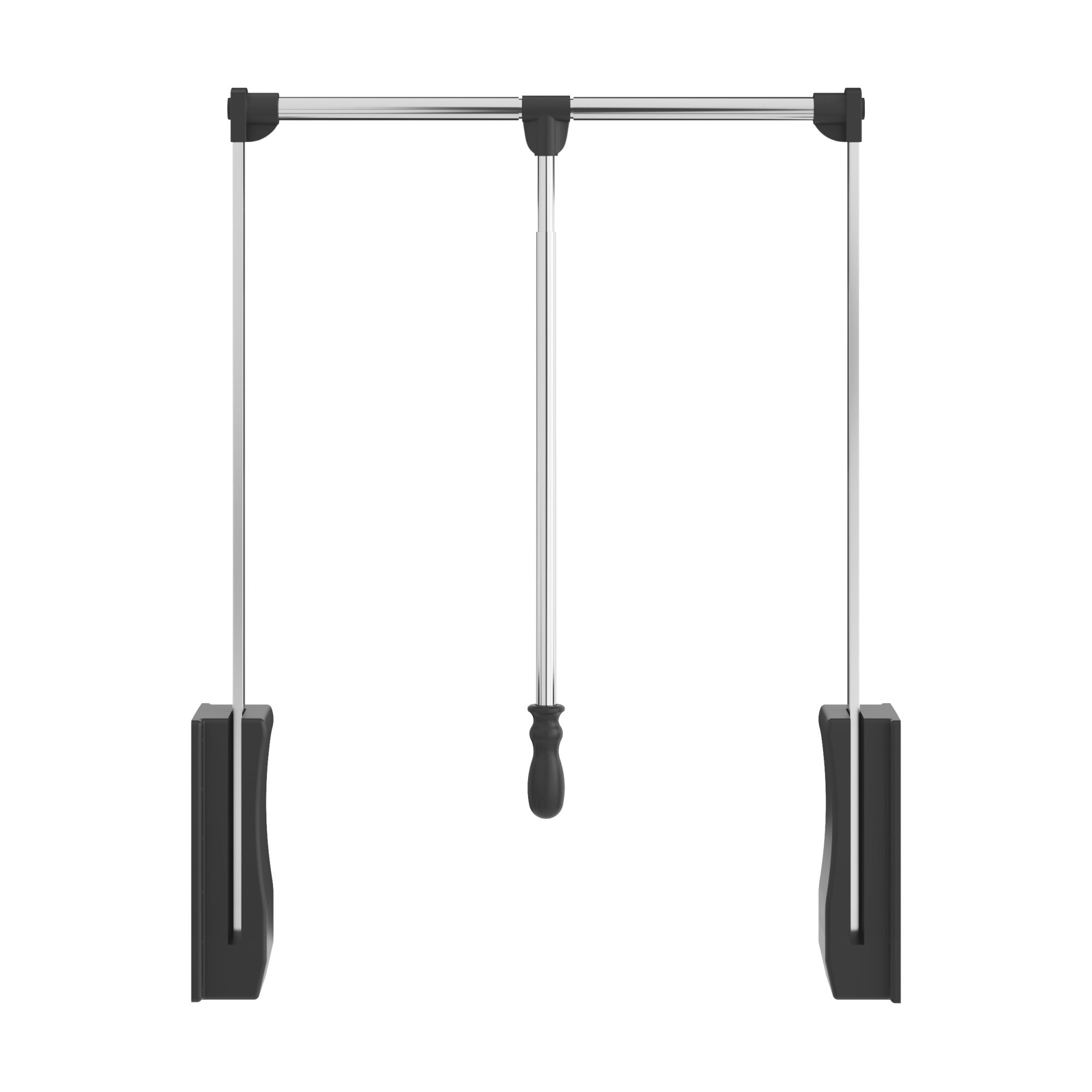 Chrome Expandable Wardrobe Lift for 25-1/2" - 35" Openings