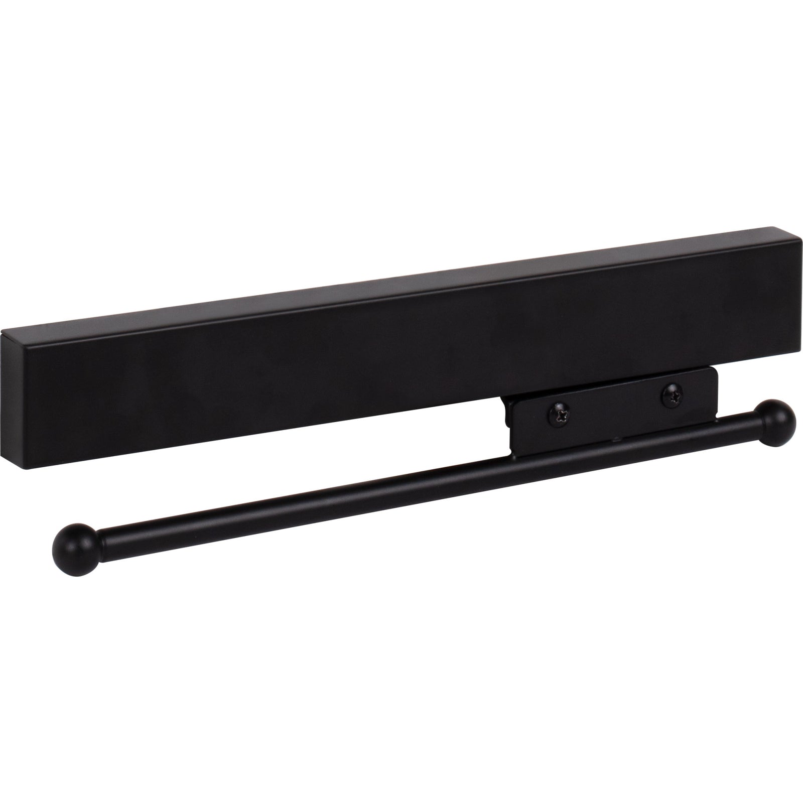 Matte Black 12" Sliding Valet Rod
