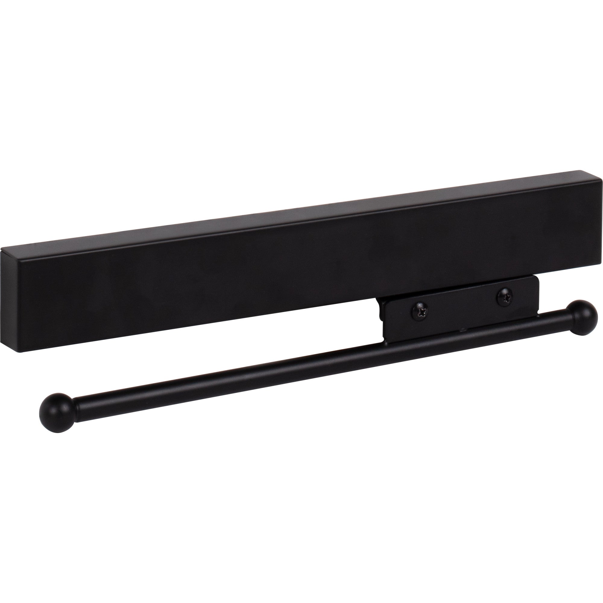 Matte Black 12" Sliding Valet Rod