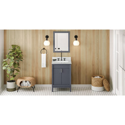 24" Blue Steel Theodora Vanity