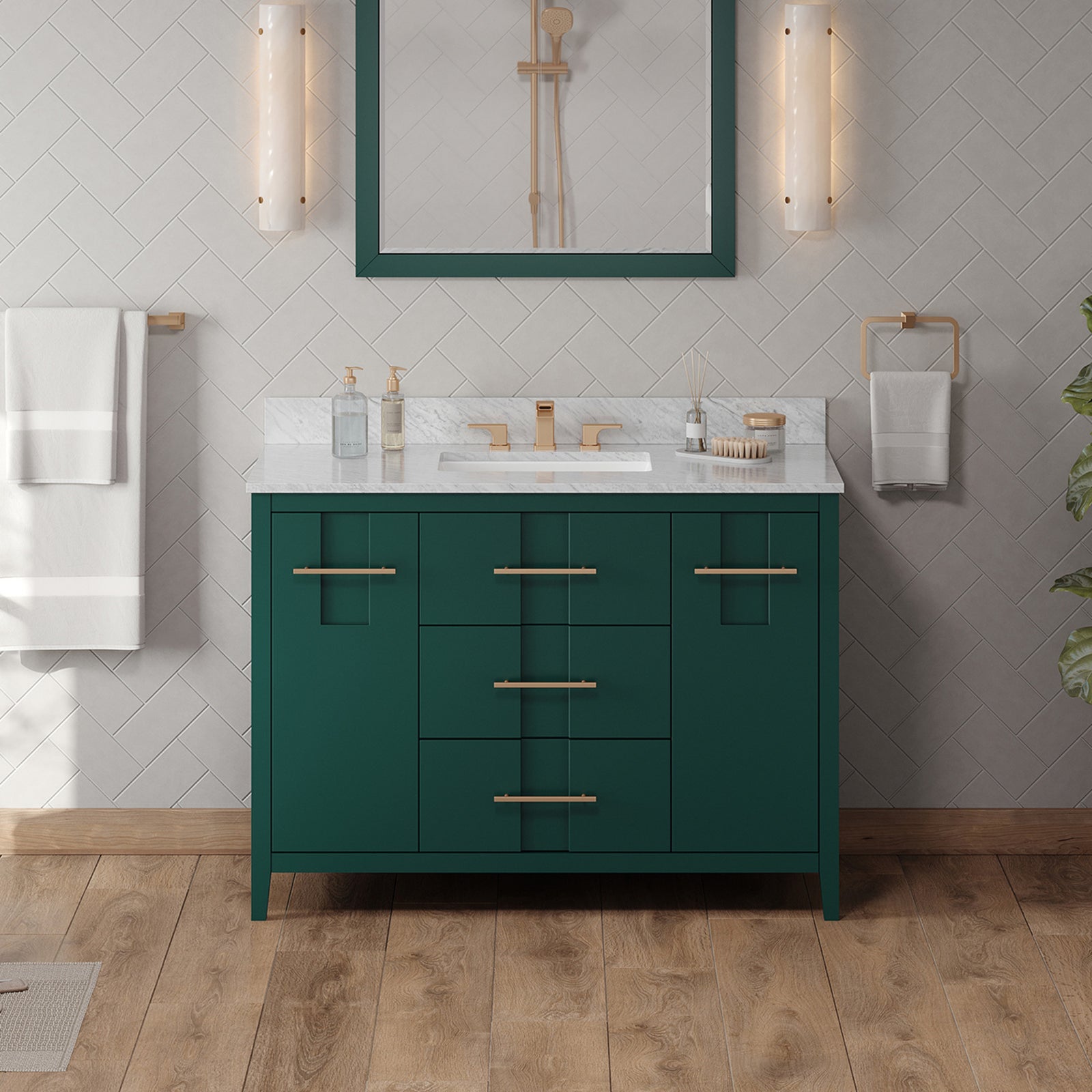48" Forest Green Katara Vanity